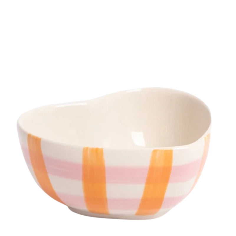 Stoneware Hand-Painted Heart Trinket Dish