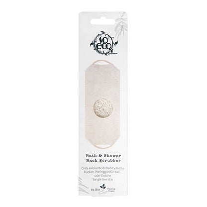 Stretchy Back Scrubber with Rope Handles - Dual-Sided Exfoliator