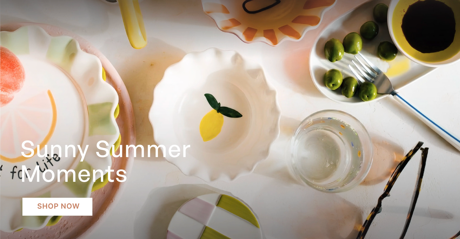 Sunny Summer Moments — summer tableware and serveware collection