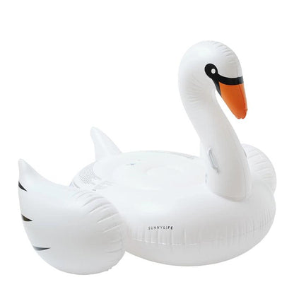 The Resort White Swan Original Luxe Ride-On Float - White