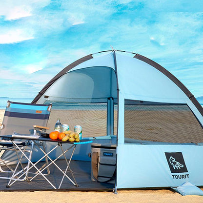 Tourit Pop Up Spacious Foldable Waterproof Beach Tent