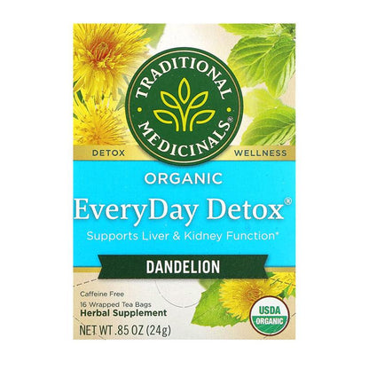 Organic EveryDay Detox Dandelion Tea - 16Bags
