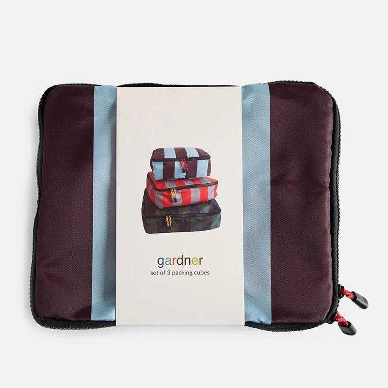 Travel Packing Cubes Set - Multi-Size Luggage Organizers - 3pcs