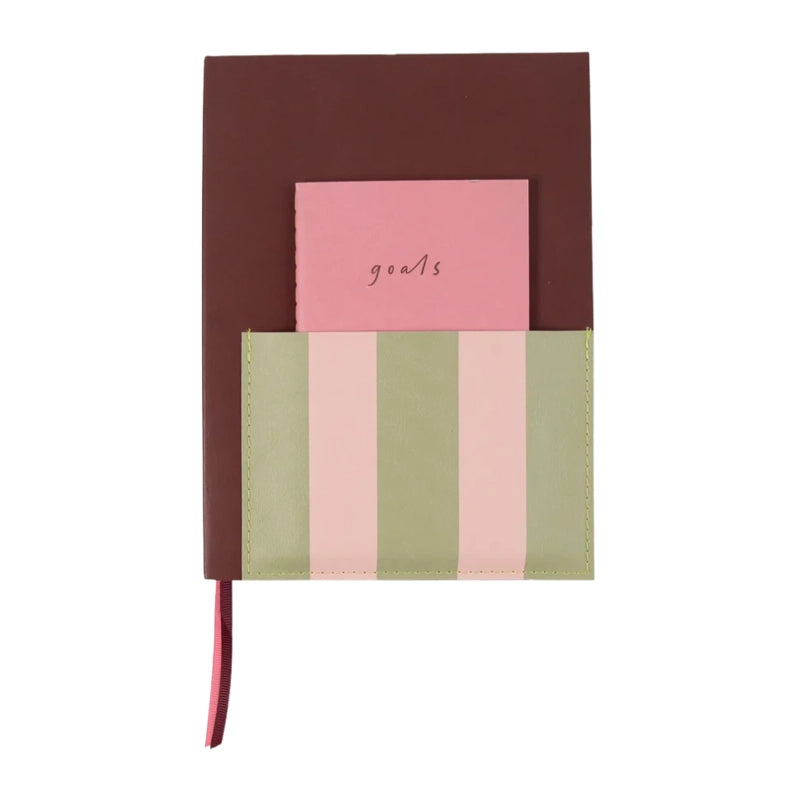 Undated Weekly Planner &amp; Goals Notebook Set - 60 Weeks