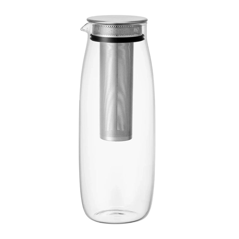 Unitea Cold Brew Glass Carafe with Lid &amp; Strainer - 1.1L