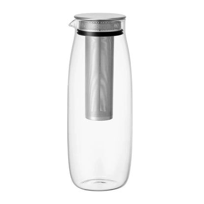Unitea Cold Brew Glass Carafe with Lid &amp; Strainer - 1.1L