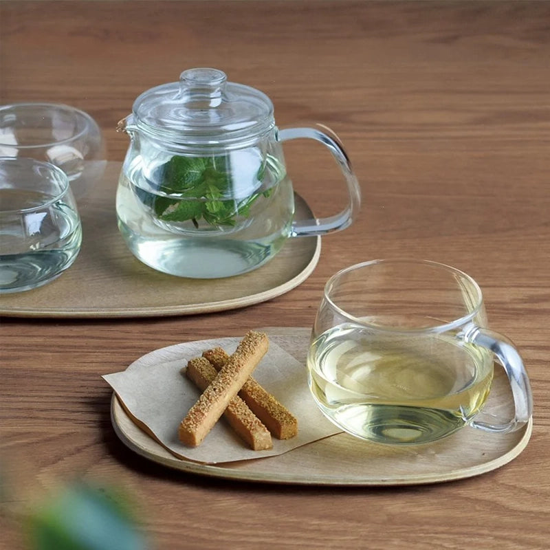 Unitea Non-Slip Wooden Tea &amp; Serving Tray