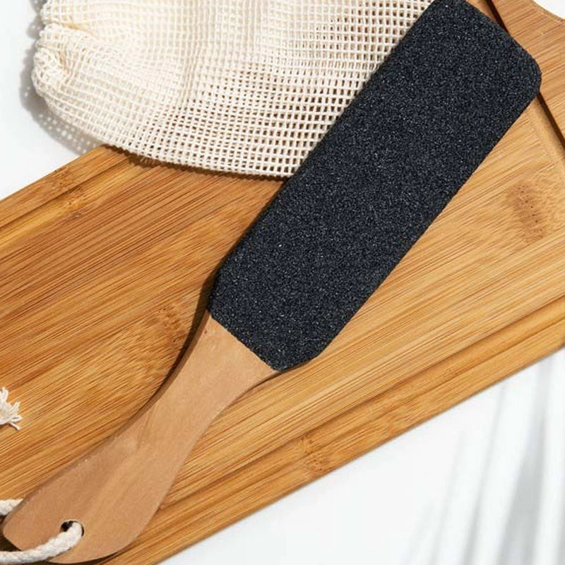 Wooden Foot File - Dual-Sided Hard Skin Remover