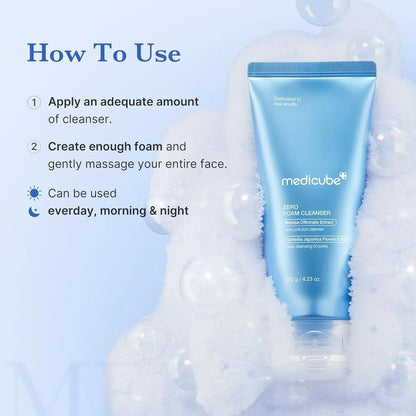 Zero Foam Daily Pore Care Facial Cleanser - 120ml