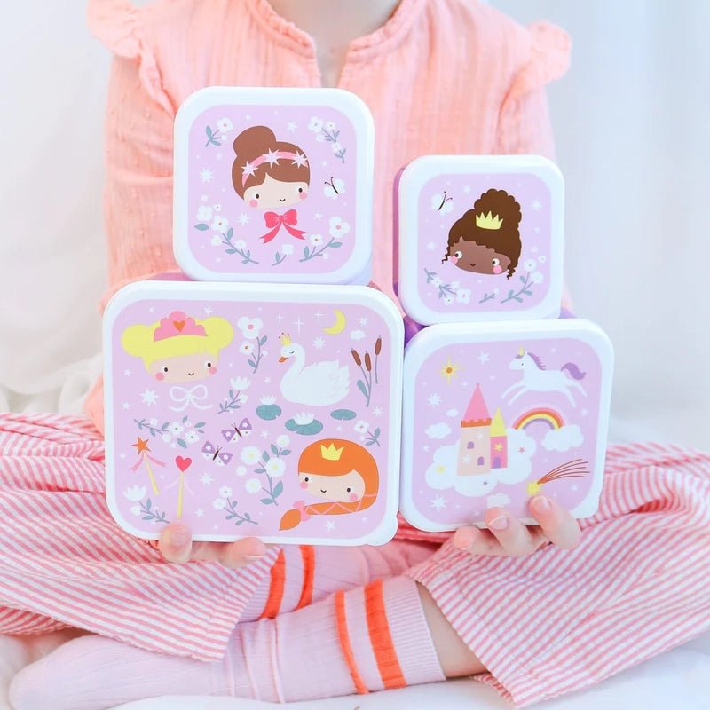 Kids Lunch &amp; Snack Box Set for School &amp; Travel – 4pcs
