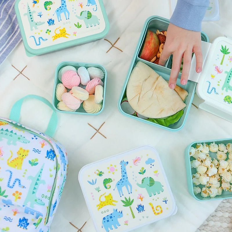 Kids Lunch &amp; Snack Box Set for School &amp; Travel – 4pcs