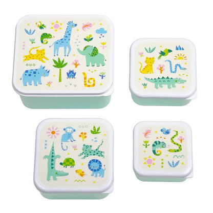 Kids Lunch &amp; Snack Box Set for School &amp; Travel – 4pcs