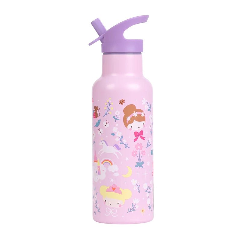 Stainless Steel Kids Water Bottle with All-Over Print - 500ml