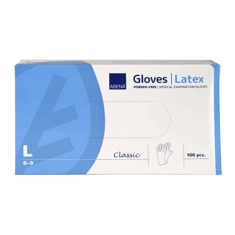 Abena Latex Powder Free Large Gloves - 100pcs - WahaLifeStyle