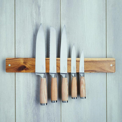 Acacia Wood Magnetic Knife Holder - Waha Lifestyle