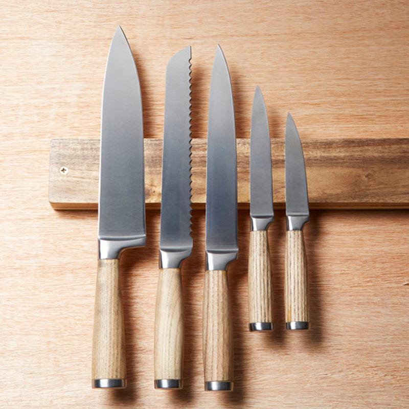 Acacia Wood Magnetic Knife Holder - Waha Lifestyle