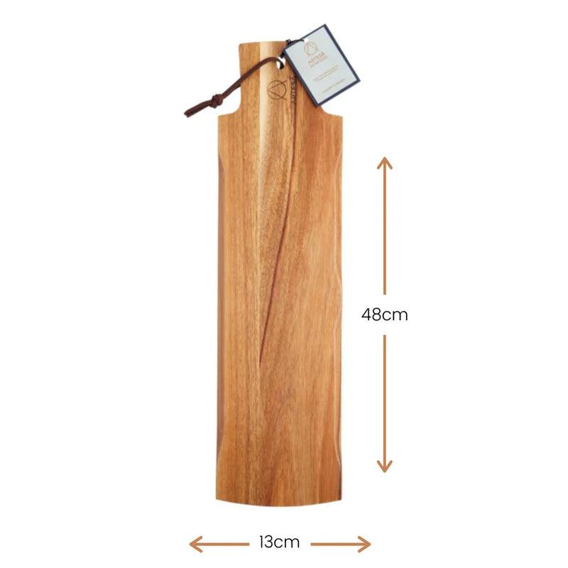 Acacia Wood Rectangle Appetizer Serving Plank Baguette Board - Waha Lifestyle