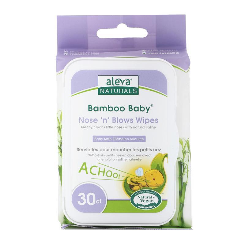 Aleva Naturals Bamboo Baby Nose &amp; Blows Wipes - 30pcs - Waha Lifestyle