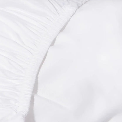 Hypoallergenic Soft &amp; Breathable Bamboo Bed Sheet Set - White
