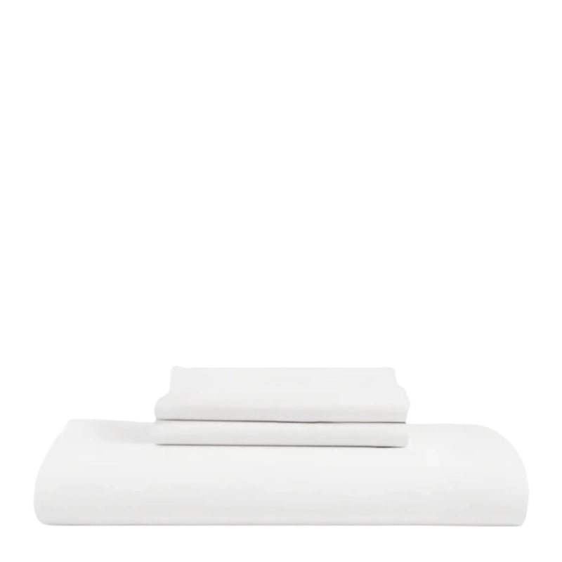 Hypoallergenic Soft &amp; Breathable Bamboo Bed Sheet Set - White