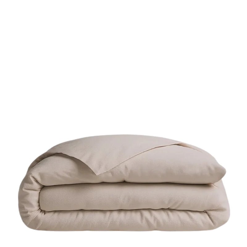 Soft Breathable Bamboo Bed Duvet Cover for Better Sleep - Oat