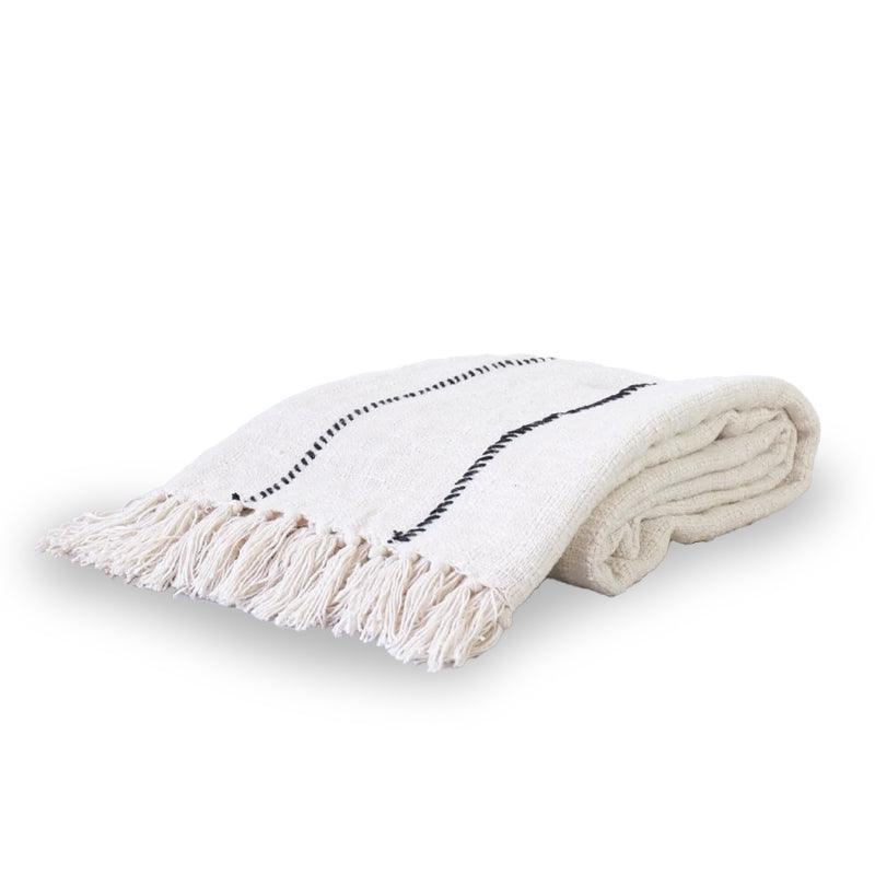 Also Home Linen Stripe Throw - Waha Lifestyle