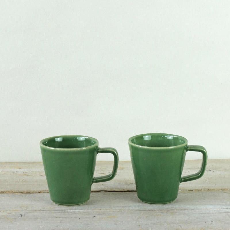 Also Home Parrot Green Ceramic Mug Set of 2 - Waha Lifestyle