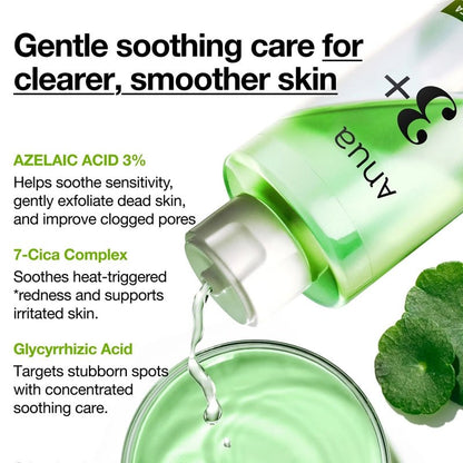 Azelaic 3 Cica Clarifying Toner for Redness Relief &amp; Skin Balance - 250ml