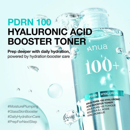 PDRN 100 Hyaluronic Acid Booster Toner for Dry &amp; Tight Skin - 250ml