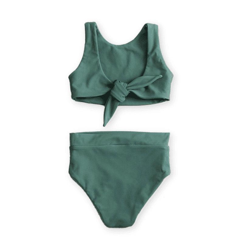 Arla Two - Piece Girls Swimsuit - Moss - Waha Lifestyle