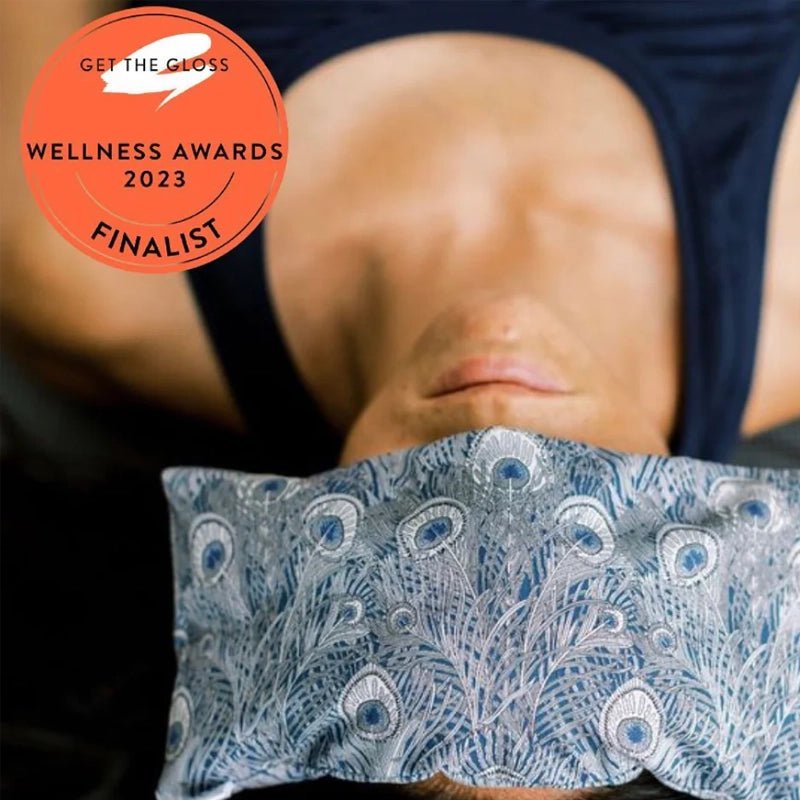 SPRITZ WELLNESS Aromatherapy Eye Pillow - Feather Print - Waha Lifestyle