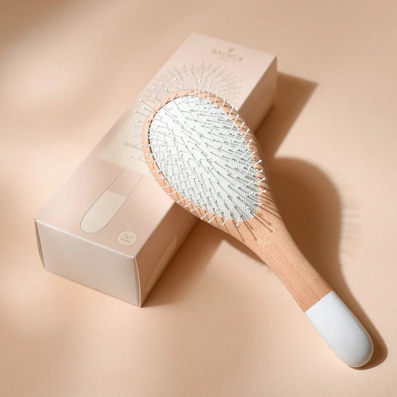 Detangling &amp; Volume Wooden Hair Brush - Large
