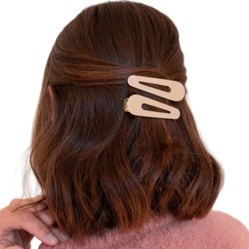 Handmade Hair Barrette Clips - 2pcs