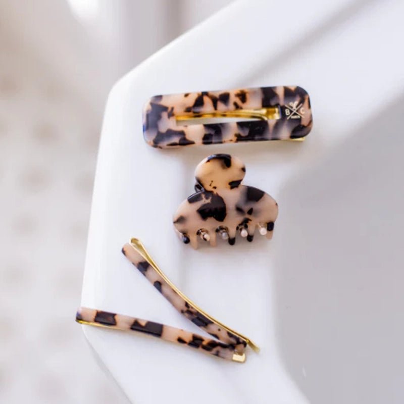 Handmade Tortoise Shell Hair Pins - 2pcs