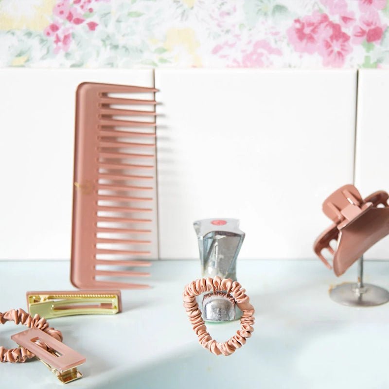 Les Pépites Rosewood Hair Accessories Set - Pink