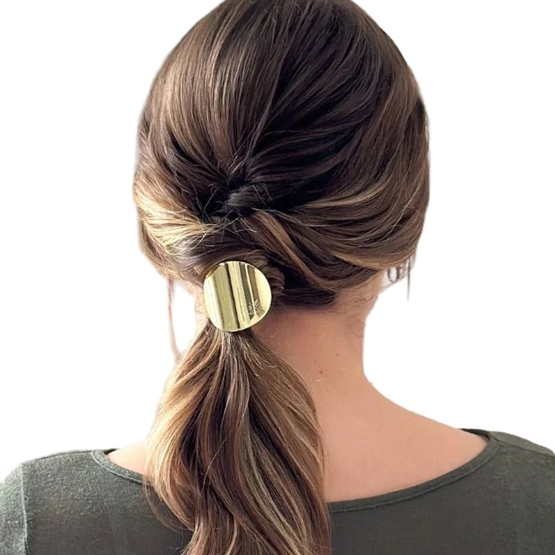 Plate Hair Tie with Elastic Band