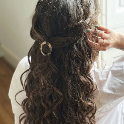 Round Barrette Hair Clip