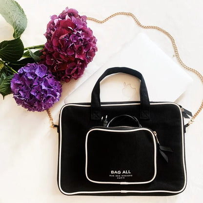 BAG - ALL Cotton Laptop Case with Charger Pocket and Handle - Waha Lifestyle - Kuwait