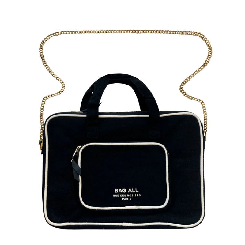 BAG - ALL Cotton Laptop Case with Charger Pocket and Handle - Waha Lifestyle - Kuwait