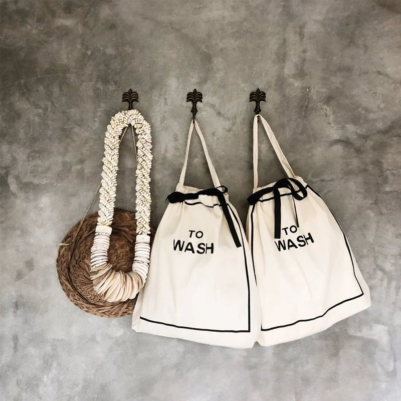 BAG - ALL To Wash Cotton Laundry Bag - Waha Lifestyle - Kuwait
