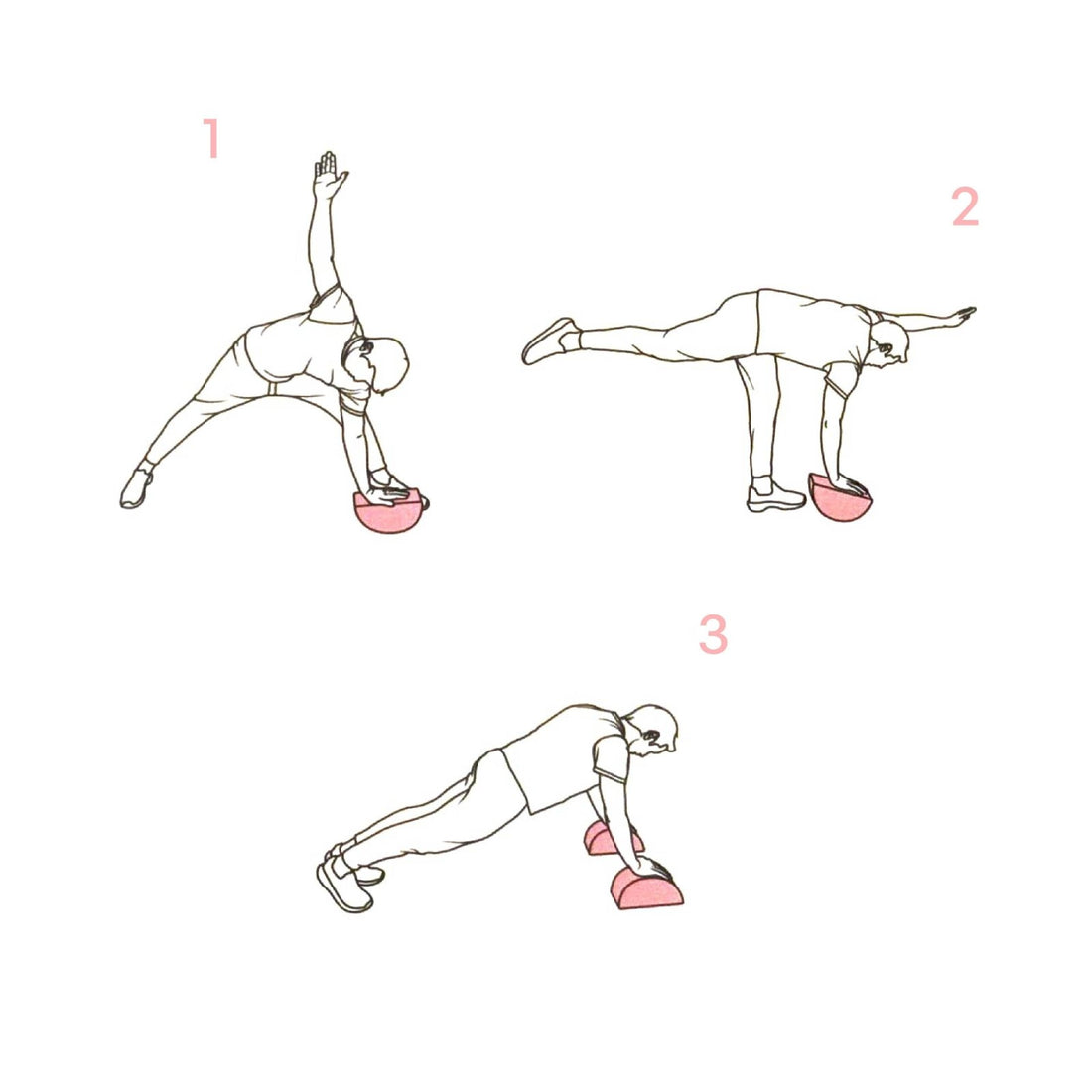 Balance Blocks for Yoga, Stretching, Rehabilitation - 2pcs