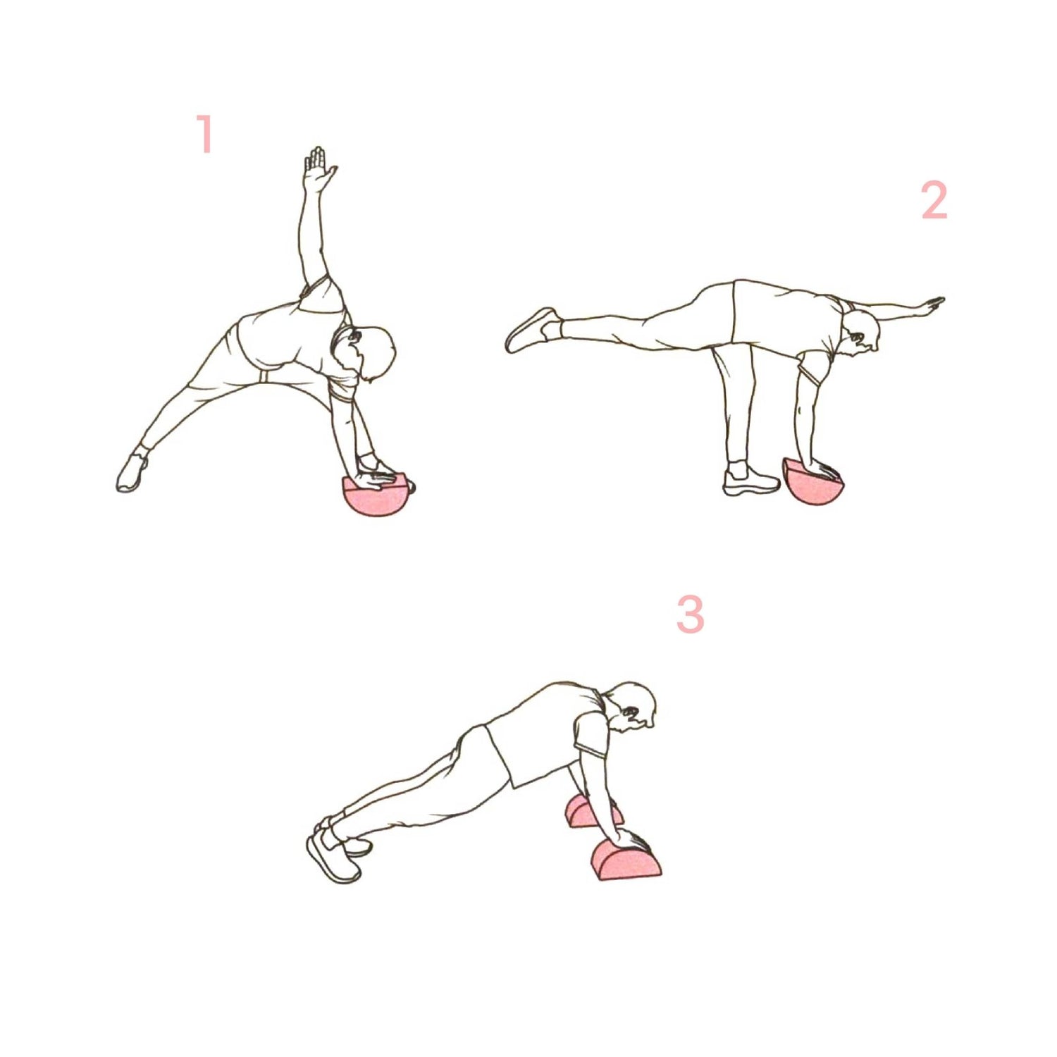 Balance Blocks for Yoga, Stretching, Rehabilitation - 2pcs