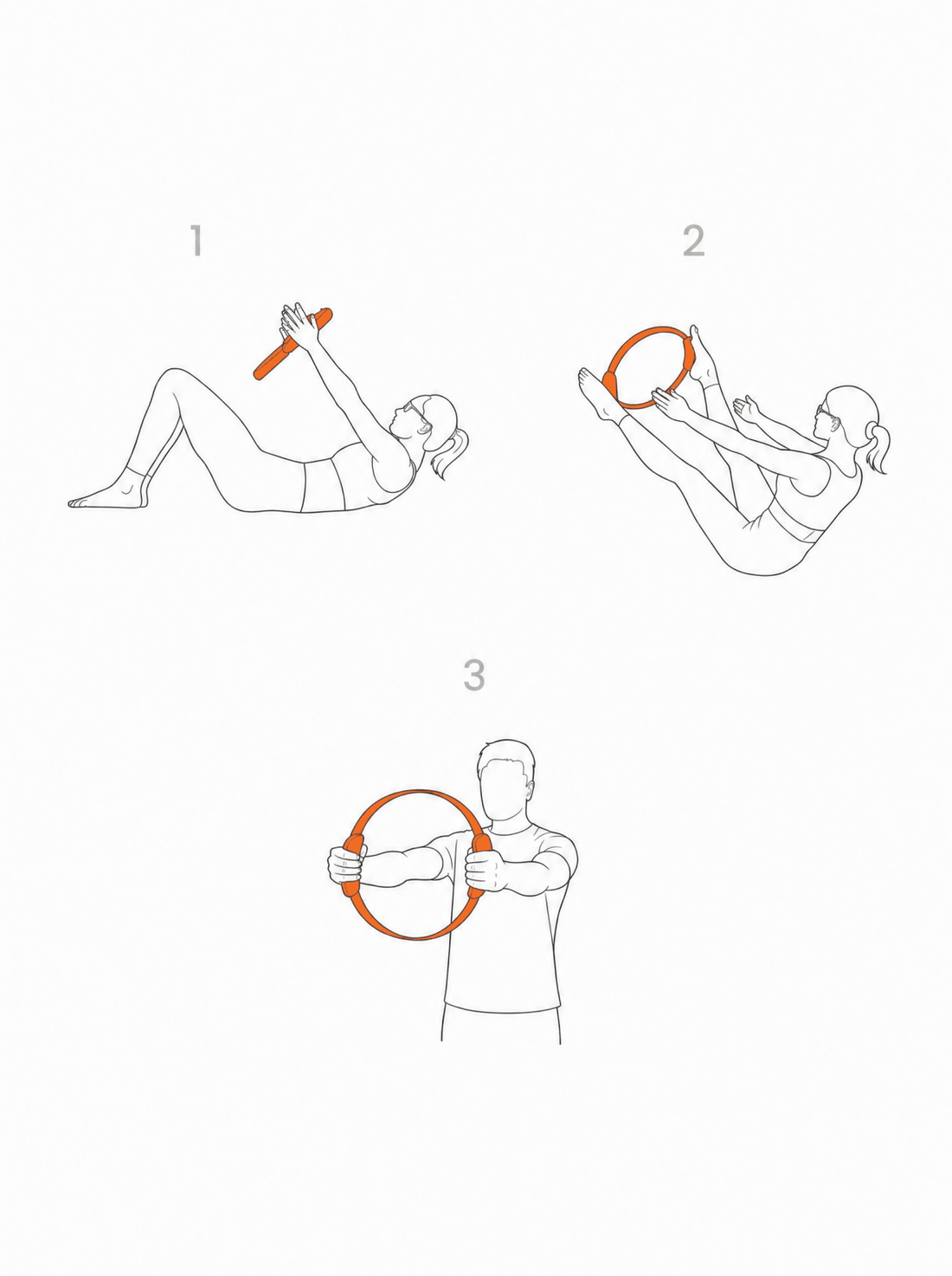 BALA Bless Up Pilates Halo Resistance Ring for Core Workout in Kuwait - Waha Lifestyle