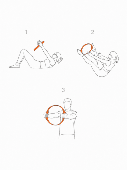 BALA Bless Up Pilates Halo Resistance Ring for Core Workout in Kuwait - Waha Lifestyle