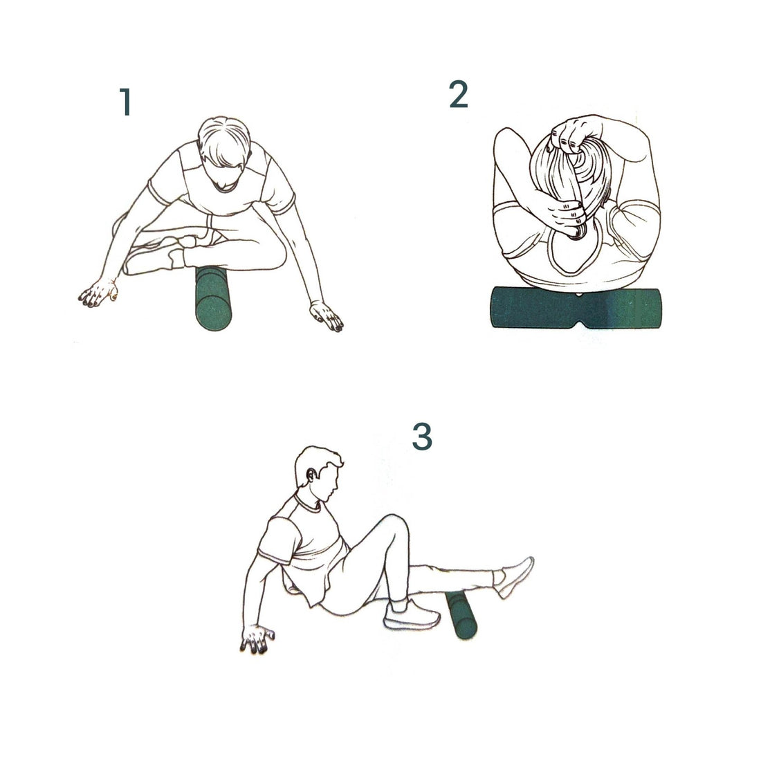 The Hourglass Foam Workout Roller for Yoga, Neck, Back &amp; Legs Exercise