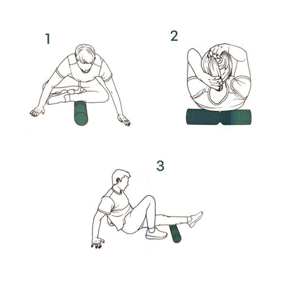 The Hourglass Foam Workout Roller for Yoga, Neck, Back &amp; Legs Exercise