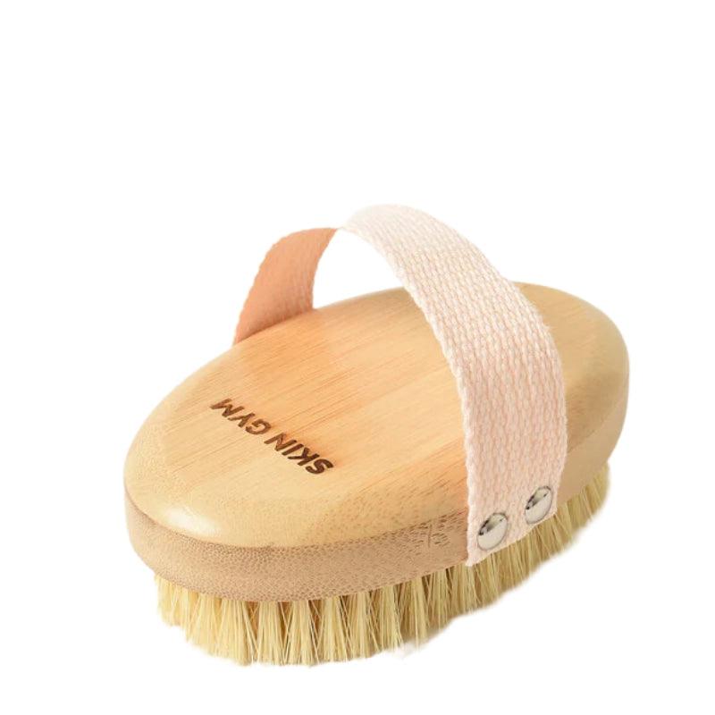 Bamboo Dry Round Body Brush - Waha Lifestyle