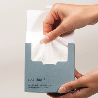 Single-Use Medium Face Towels for Daily Skincare &amp; Travel – 10pcs