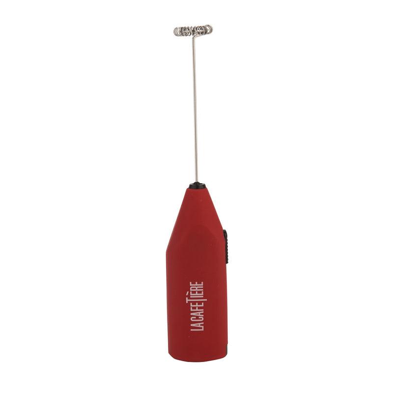 Battery - Powered Stainless Steel Milk Frother - Red - Waha Lifestyle