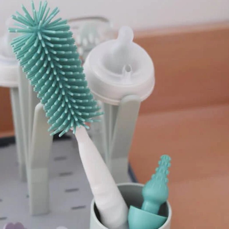 2-in-1 Silicone Bottle Cleaning Brush